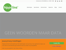 Tablet Screenshot of hippoline.nl